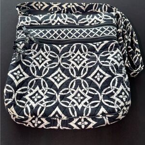 Vera Bradley Black and White Patterned Crossbody Bag